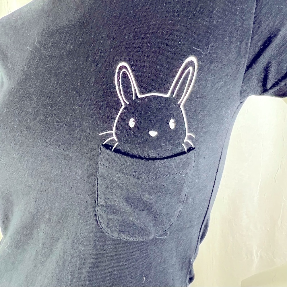 Laugh Out Loud Always Bunny Graphic Shirt Small - Picture 4 of 8